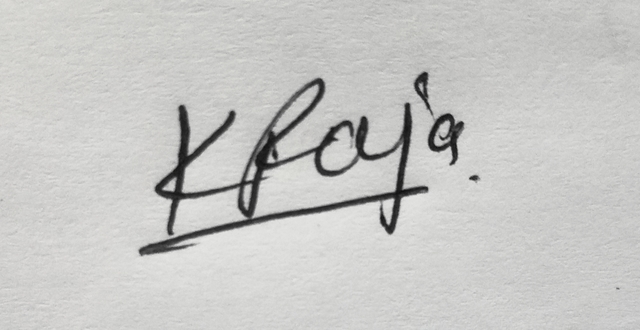 Signature of Kashif Raja